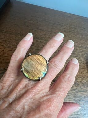 Labradorite Ring. Sz 8. BEAUTIFUL